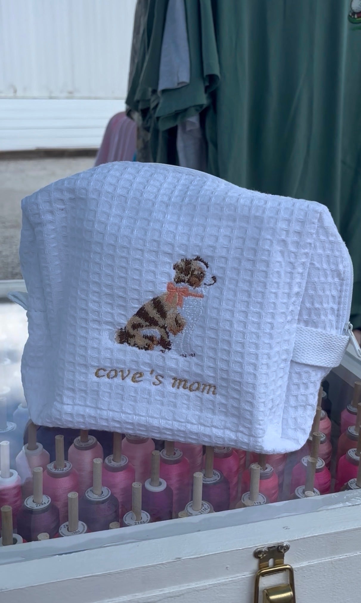 Embroidered Travel Pouch