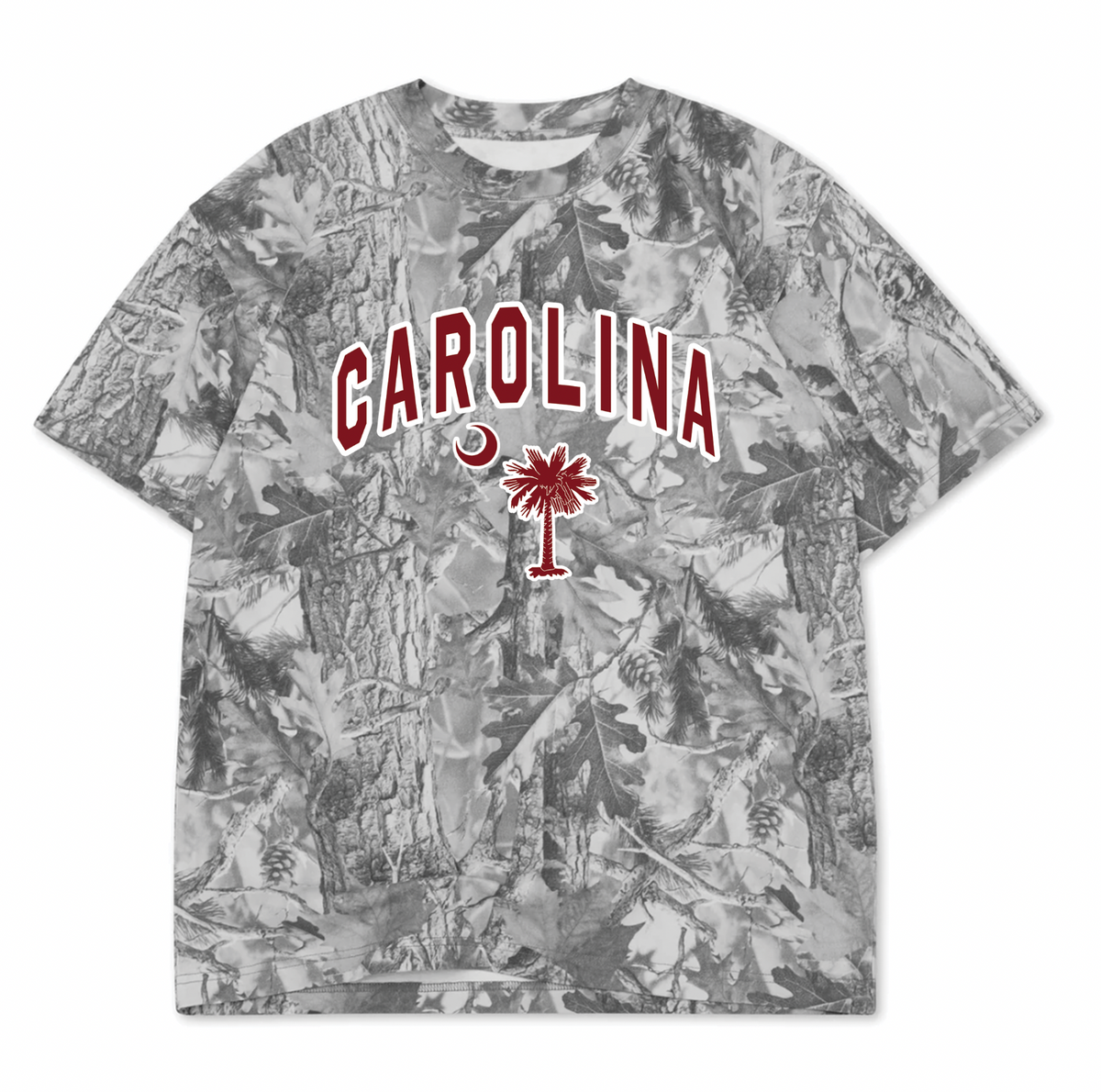 Carolina Green Camo Tee