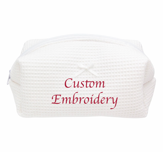 Embroidered Makeup Pouch