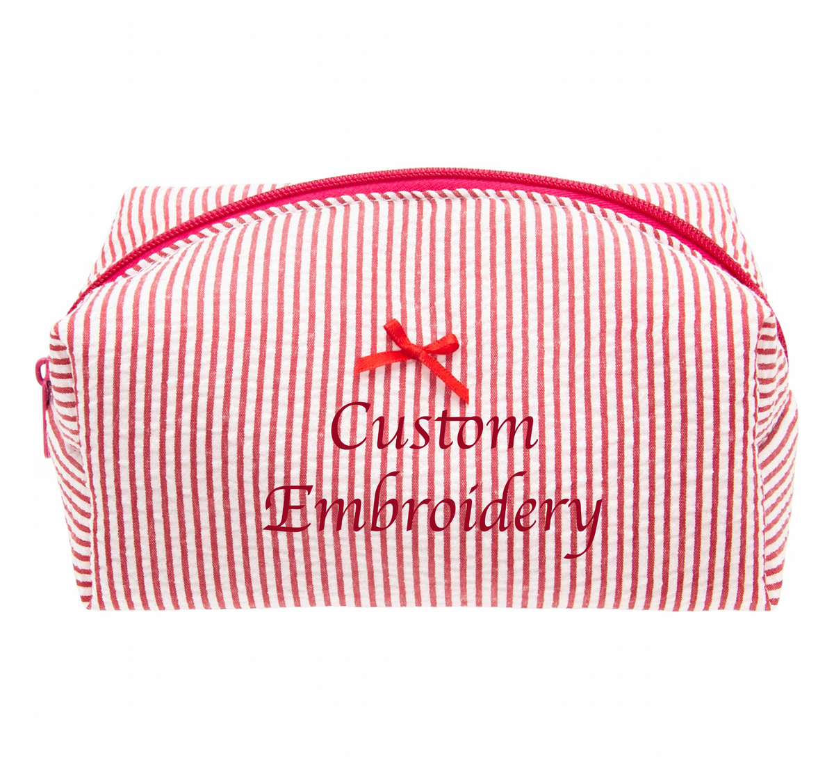 Embroidered Makeup Pouch