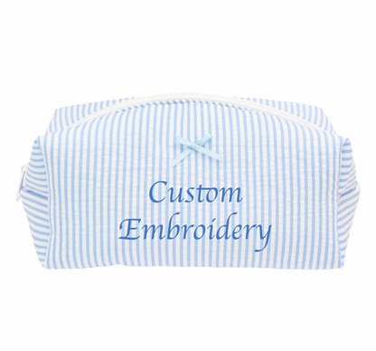 Embroidered Makeup Pouch