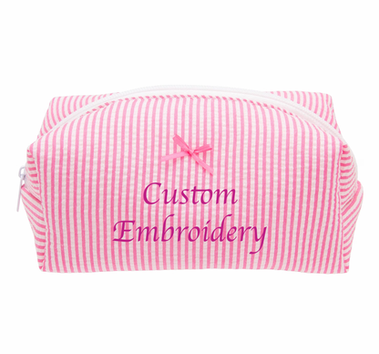 Embroidered Makeup Pouch