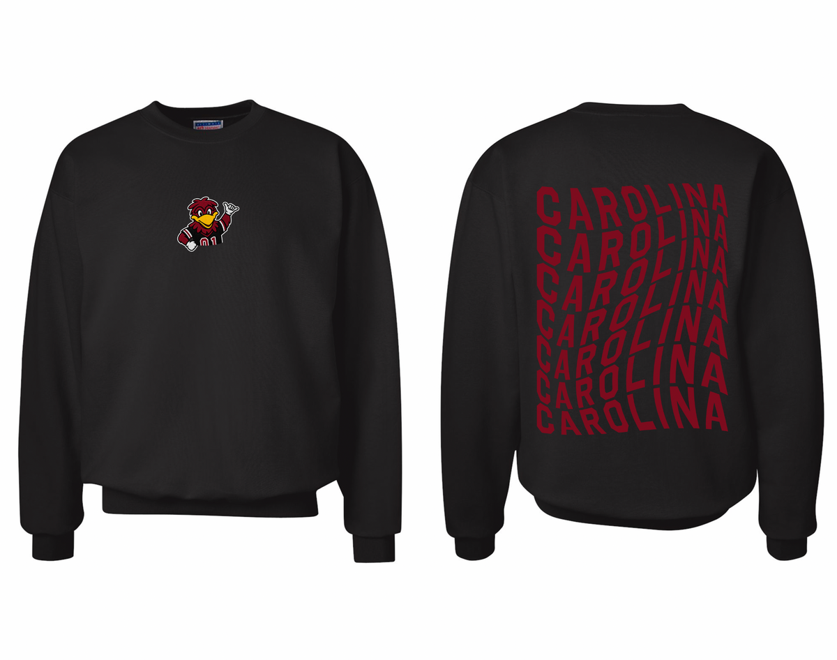 Carolina Embroidered Crewneck Sweatshirt